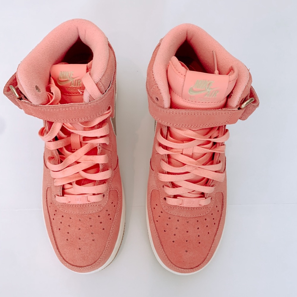 Pink Nike Air Force 1s
